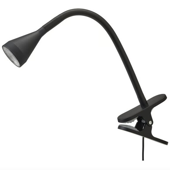 IKEA NÄVLINGE LED Clamp Spotlight, Black - Picture 1 of 9